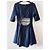 Abito Manoush blu navy con cut-out Blu scuro - vista 5