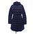 Abrigo de plumón Moncler FLAMMETTE Azul Azul marino