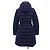 Abrigo de plumón Moncler FLAMMETTE Azul Azul marino - vista 2