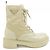 Botas Prada 3LF7 de cuero cepillado Beige