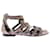 Pierre Hardy Python-Print-Sandalen aus Leder Beige - Ansicht 2