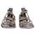 Pierre Hardy Python-Print-Sandalen aus Leder Beige - Ansicht 4