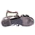 Pierre Hardy Python-Print-Sandalen aus Leder Beige - Ansicht 7