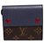 Louis Vuitton Portafoglio bifold monogramma blu e marrone