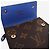 Louis Vuitton Portafoglio bifold monogramma blu e marrone - vista 3