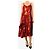 Loewe Vestido midi de lante vermelhas - tamanho S - vista 3