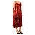 Loewe Vestido midi de lante vermelhas - tamanho S - vista 4