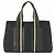 Hermès Borsa HERMES Troca Horizontal PM Mini Tote Bag in tela Nera da Uomo e Donna Nero
