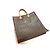 Louis Vuitton Monogram Sac Plat Borsa Tote Marrone Monogramma - vista 2