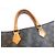 Louis Vuitton Monogram Sac Plat Borsa Tote Marrone Monogramma - vista 3