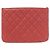 Pochette Chanel Timeless Classic Line Roja - vista 2