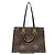 Borsa Tote LOUIS VUITTON OnTheGo MM, Tela Monogram Reverse, Donna, Marrone