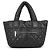 Borsa Tote CHANEL Matelassé Coco Mark Cocoon Small Nylon Black Borsa da donna Nero