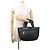 Borsa Tote CHANEL Matelassé Coco Mark Cocoon Small Nylon Black Borsa da donna Nero - vista 4
