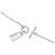Hermès Collana Hermes Amulette Kelly Cadena Argento PENDENTE HERMES - vista 5