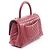 Borsa Chanel Coco Handle Flap Stitch Chevron, Pelle, Donna, Rosso () - vista 2
