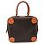 Hermès Borsa Hermes Omnibus PM, marrone scuro e arancione, pelle Veau Epsom, H stamp. - vista 2