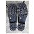 Alexander McQueen Botines de cuero negro - vista 5