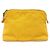 Hermès HERMES Bolide Pouch /Mini Pouch, Cotone, Giallo
