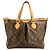 Borsa a Spalla/Tote Bag Louis Vuitton Palermo PM Monogram Marrone Donna