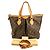 Borsa a Spalla/Tote Bag Louis Vuitton Palermo PM Monogram Marrone Donna - vista 13