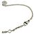 LOUIS VUITTON Bracciale Silver Lockit Padlock Cadena Argento - vista 5