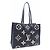 Borsa Tote Louis Vuitton Bicolor Monogram Empreinte OnTheGo GM da Donna Nero Beige