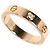 Anello Mini Love in oro rosa 18K e diamanti Cartier