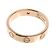 Anello Mini Love in oro rosa 18K e diamanti Cartier - vista 4