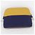 Hermès HERMES Bolide Mini Pouch, Algodão, Ochre x Navy, Feminino Azul marinho - vista 2