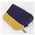 Hermès HERMES Bolide Mini Pouch, Algodão, Ochre x Navy, Feminino Azul marinho - vista 5