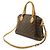 LOUIS VUITTON Borsa Louis Vuitton Monogram Rivoli MM Borsa Tote a Spalla Marrone - vista 3