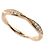 Chanel 18K Roségold Camellia Half Eternity Ring
