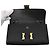 Hermès Constance Long Wallet, schwarzes Epsom-Leder, U Stamp, Schulter HERMES WALLET - Ansicht 4