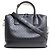 Mallette en cuir embossé Bottega Veneta Noir