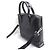 Mallette en cuir embossé Bottega Veneta Noir - vue 2