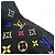Louis Vuitton Multicolor Bandeau Schal Schwarz - Ansicht 4