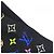 Louis Vuitton Multicolor Bandeau Schal Schwarz - Ansicht 5