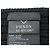 Sciarpa Prada Nyion Triangle Plate, Lana e Nylon, Uomo, Nero () - vista 2