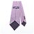 Hermès Cravatta HERMES con motivo over, seta, donna, rosa/blu navy - vista 3