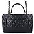 CHANEL (Serial Number ) Bolso de mano y de hombro con cadena en piel de cordero negro Trendy CC - Mujer - vista 3