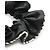 Trim Hermès Scrunchie Claudia HERMES, rifiniture in seta e pelle, Black, White Nero - vista 4