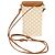 Céline Borsa a Spalla Pochette Mobile Triomphe Celine Marrone Bianco - vista 2
