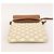 Céline Borsa a Spalla Pochette Mobile Triomphe Celine Marrone Bianco - vista 4