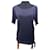 Prada Navyblauer Feinstrickpullover aus Wolle und Seide Dunkelblau  - Ansicht 1