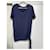 Prada Navyblauer Feinstrickpullover aus Wolle und Seide Dunkelblau  - Ansicht 6