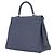 Hermès Borsa Hermes Kelly 35 in pelle Togo blu navy - vista 2