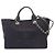 Chanel Deauville Small Tote Handtasche Marineblau