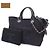 Chanel Deauville Small Tote Handtasche Marineblau - Ansicht 2