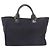 Chanel Deauville Small Tote Handtasche Marineblau - Ansicht 3